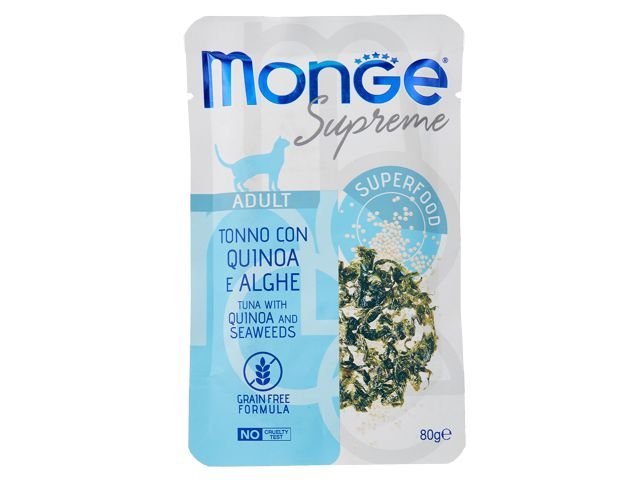 Monge-SUPREME-Cat-Wet-Pouches-Tuna-su-kvinoja-ir-juros-dumbliais-Adult-12x80g