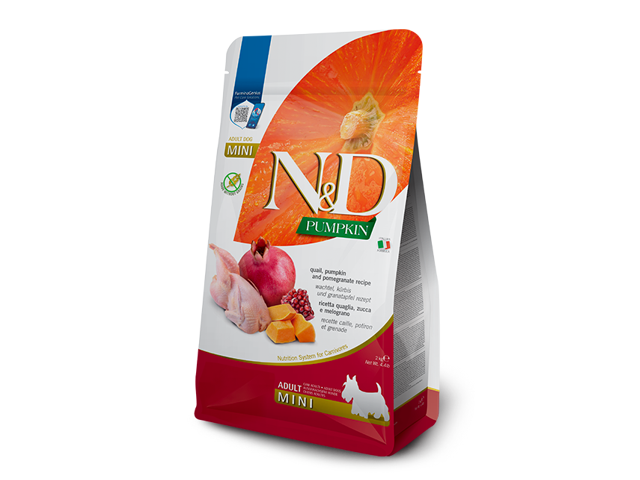 ND-Pumpkin-Visavertis-pasaras-su-putpelemis-moliugais-ir-granatais-skirtas-suaugusiems-mazu-veisliu-sunims-2-kg