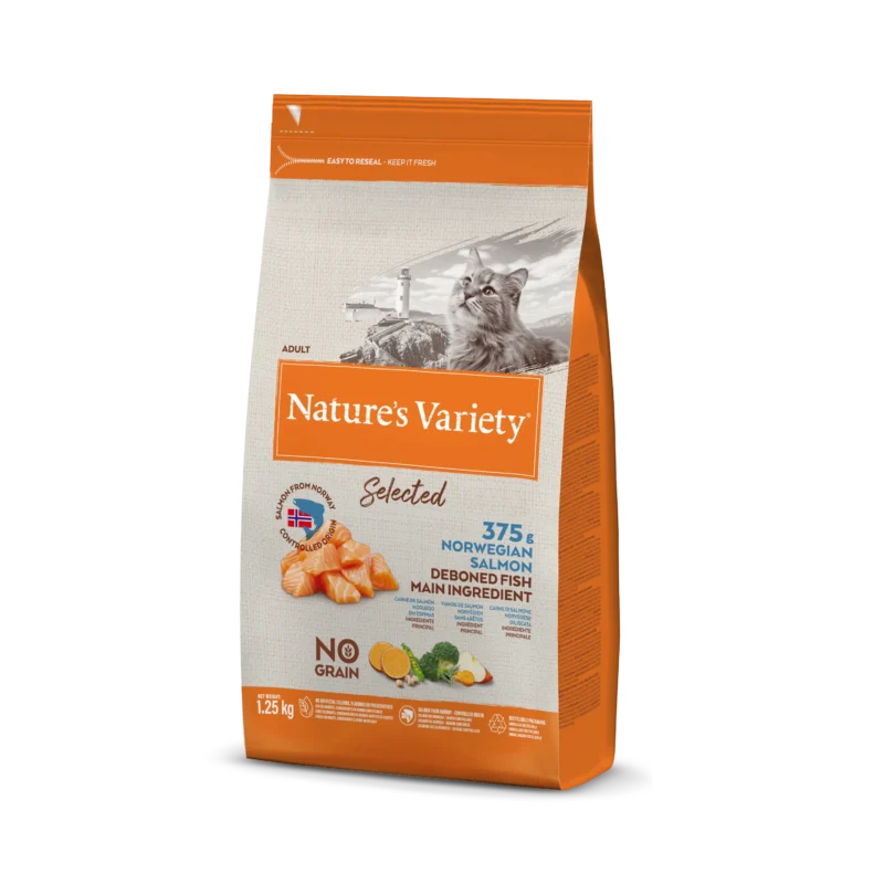 Natures-Variety-Selected-Sausas-Maistas-Suaugusioms-Katems-norvegiska-lasisa-1.25-kg