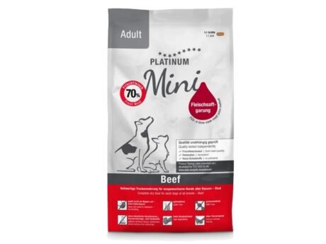 Platinum-Adult-Mini-sausas-pasaras-mazu-veisliu-sunims-su-jautiena-900g