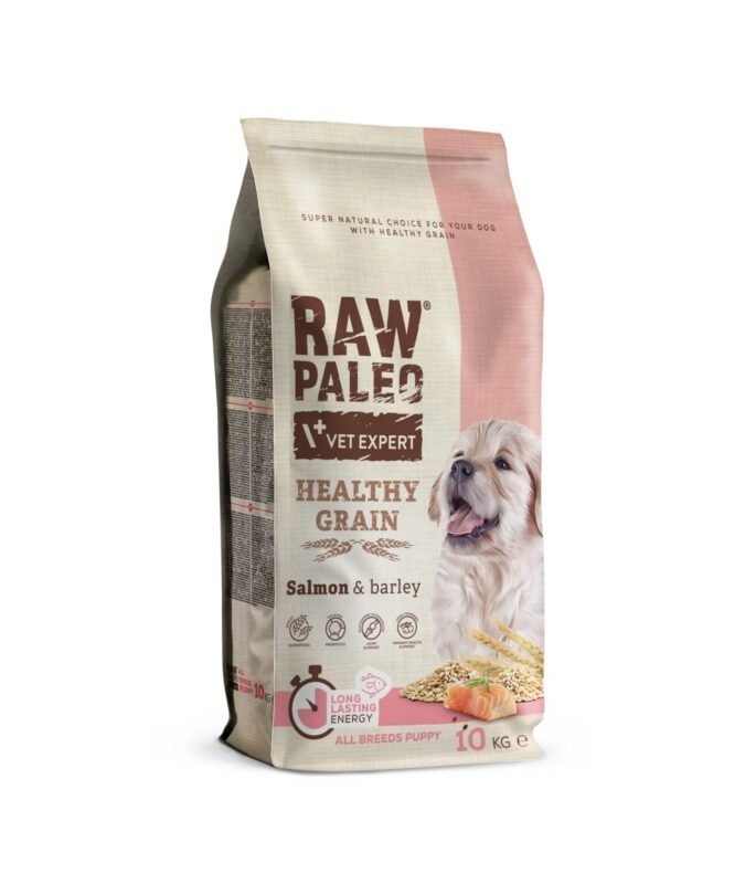 Raw-Paleo-Puppy-Healthy-Grain-SalmonBarley-10kg