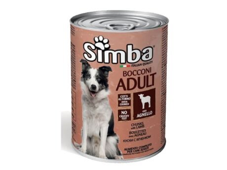Simba-Adult-lamb-visavertis-konservuotas-pasaras-suaugusiems-sunims-su-eriena-6x415g
