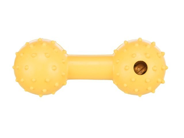 TRIXIE-Hantelis-su-varpeliu-naturali-guma-12-cm