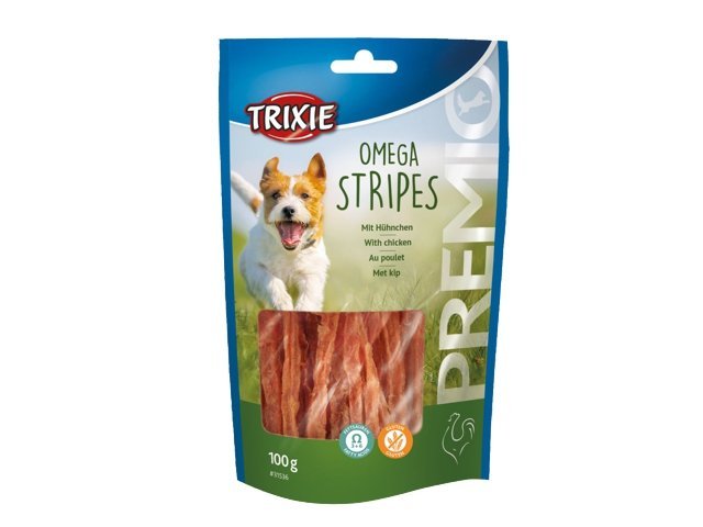 TRIXIE-PREMIO-Omega-juosteles-vistiena-100-g