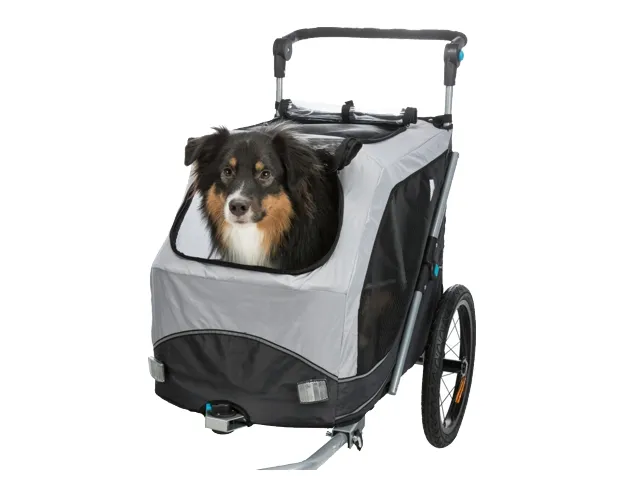 TRIXIE-Priekaba-dviraciui-greitai-sulankstoma-S-58x93x74-114-cm-pilka