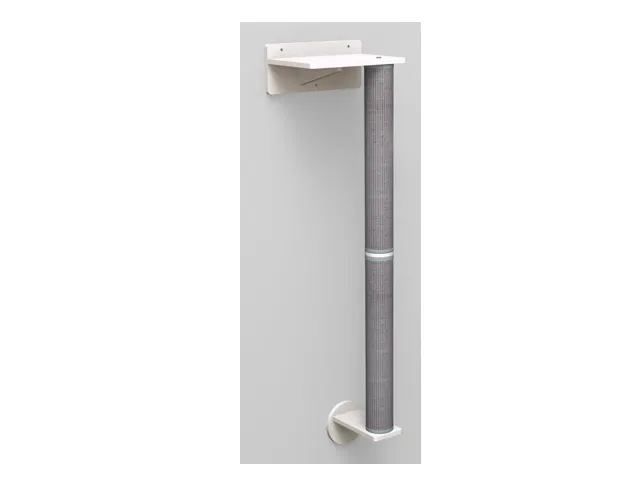 Trixie-Sieninis-komplektas-1-stulpas-su-sieniniais-laikikliais-35x130x25-cm-balta-pilka