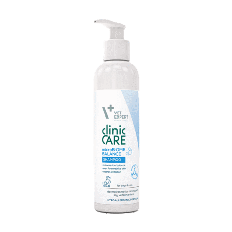 VetExpert-MICROBIOME-BALANCE-Clinic-Care-sampunas-250ml