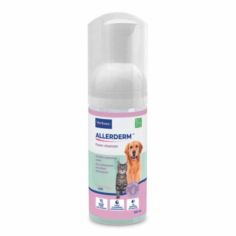 Virbac Allerderm valomosios putos sunims ir katems ml