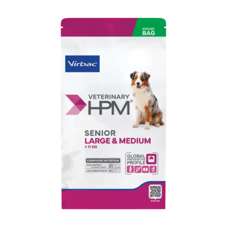 Virbac HPM Veterinarinis sausas maistas dideliu ir vidutiniu veisliu vyresnio amziaus sunims kg
