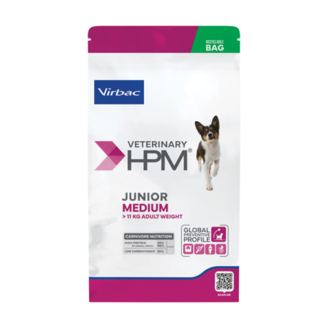 Virbac HPM veterinarinis sausas maistas jauniems vidutinio dydzio sunims kg