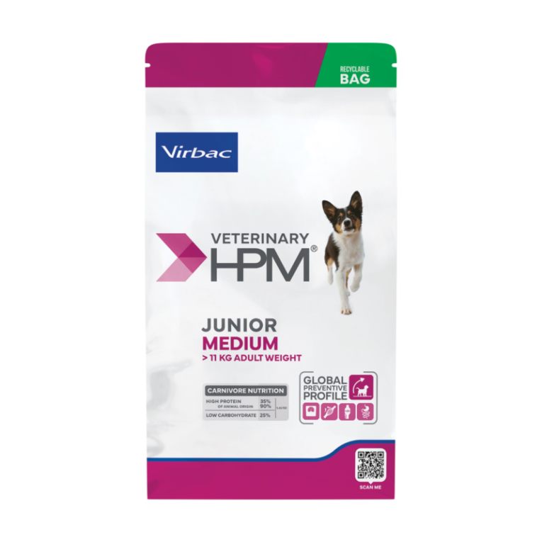 Virbac HPM veterinarinis sausas maistas jauniems vidutinio dydzio sunims kg