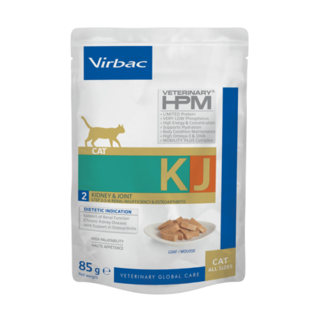 Virbac KJ Veterinarinis Slapias kaciu maistas inkstu ir sanariu prieziurai × g