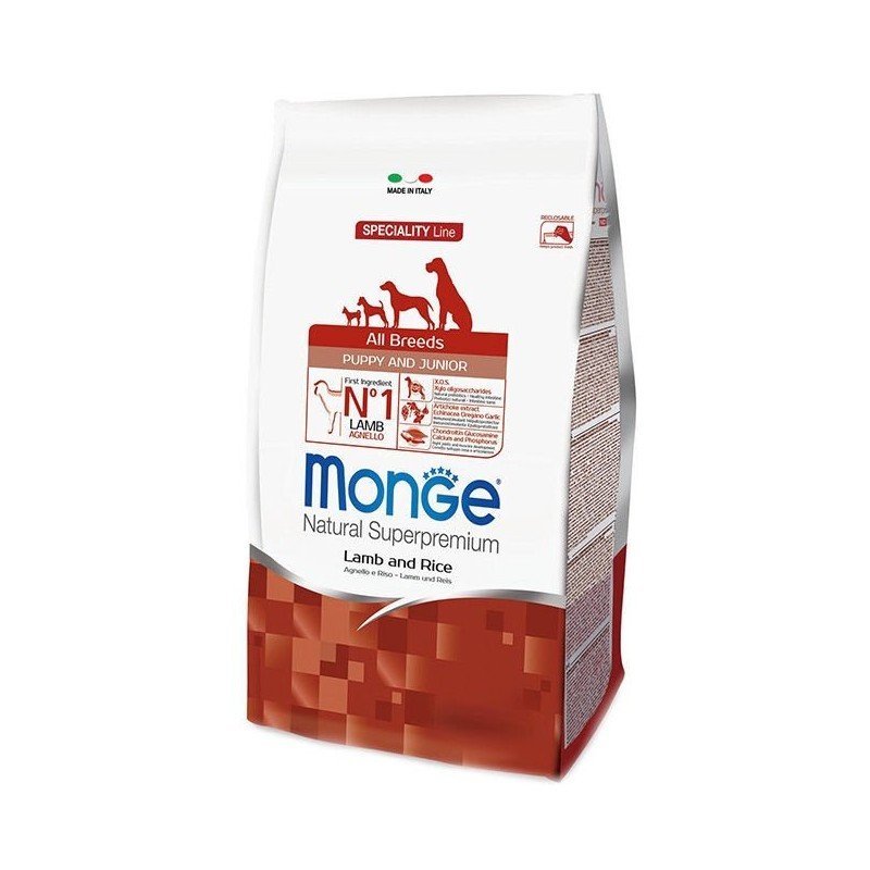 monge-puppy-sausas-pasaras-eriena-ir-ryziai-25kg