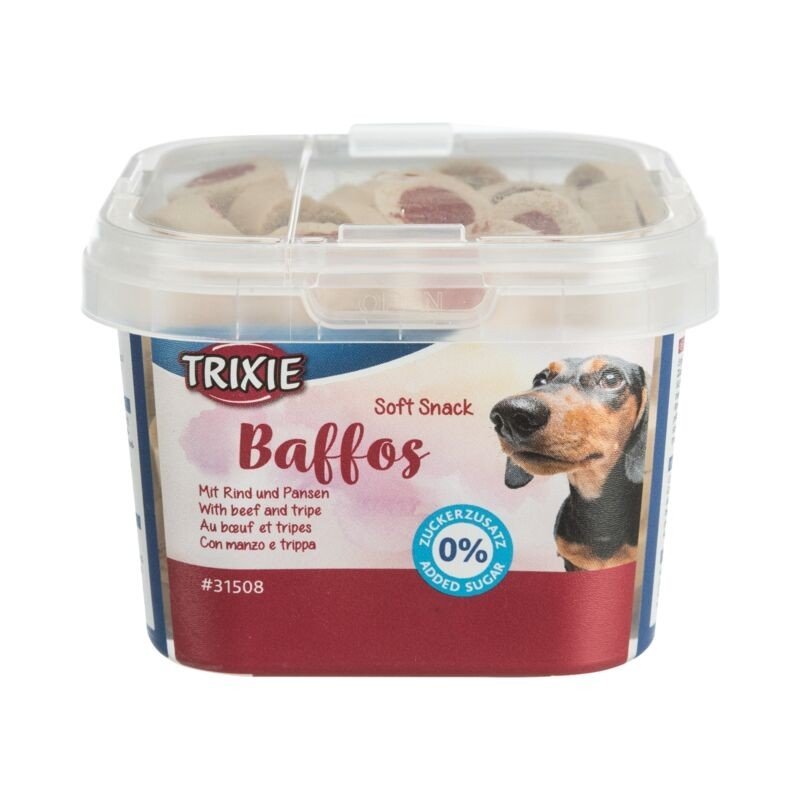TRIXIE skanėstai šunims Soft Snack Baffos su jautiena 4x140 g