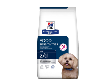 Hill's PRESCRIPTION DIET z/d mini sausas maistas šunims Jautriems pašarui 1 kg